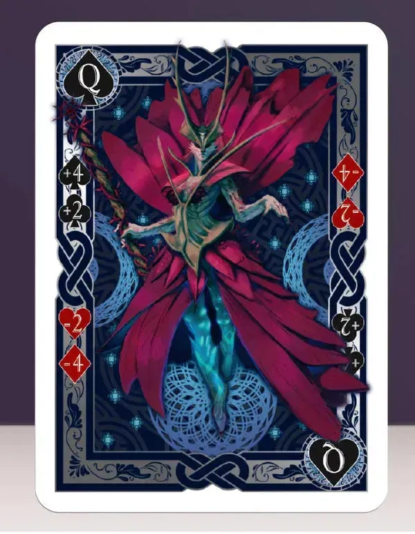 Legends of Avallen - Against the Faerie Queene Playing Cards